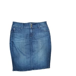 Torrid denim knee length pencil skirt size 16